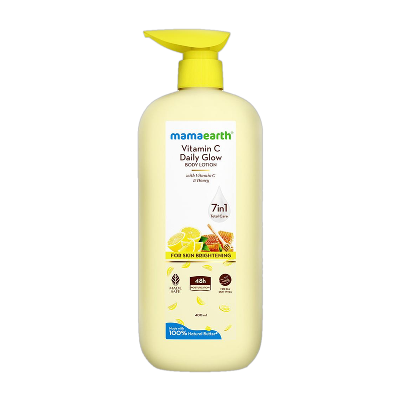 Daily Glow Body Lotion For Skin Brightening with Vitamin C & Honey (400 ml)