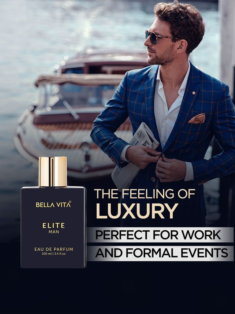 BELLAVITA ELITE MAN Citrus Aromatic Woody Notes Perfume - Image 3