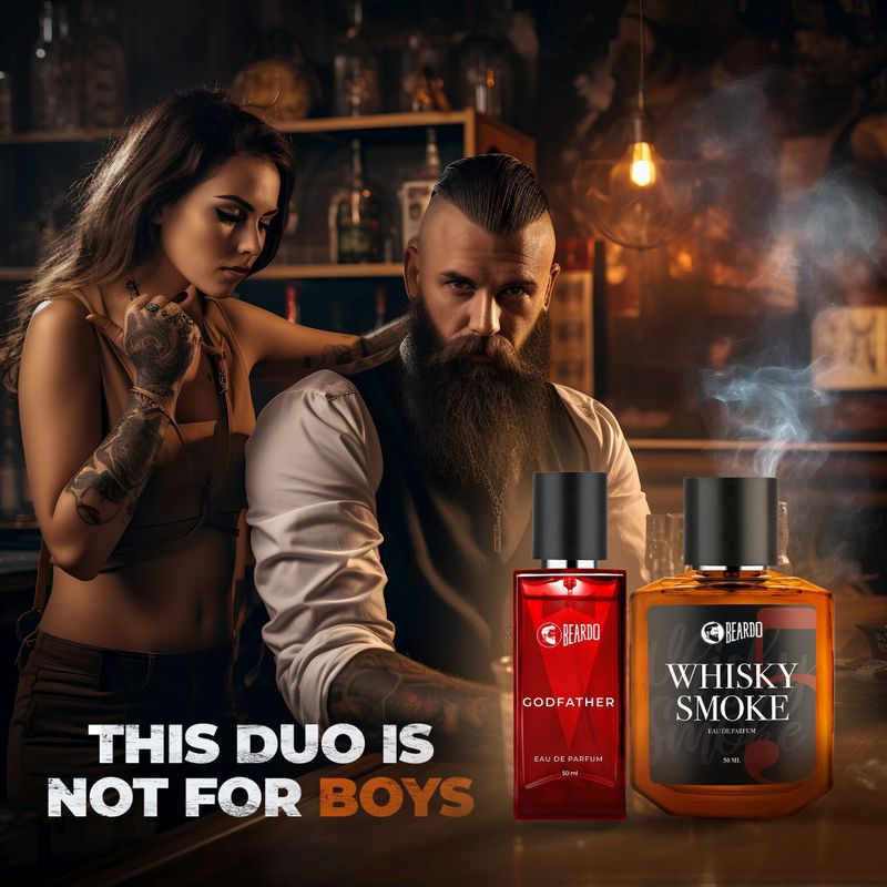 BEARDO Godfather & Whisky Smoke EDP Perfume Combo 2 Pieces - Image 3