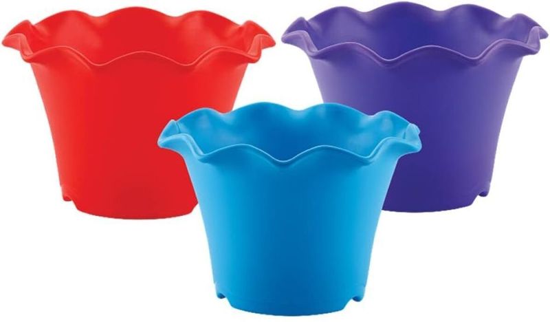 blooming furnancy 8 inch Plastic Flower Pot - Image 5