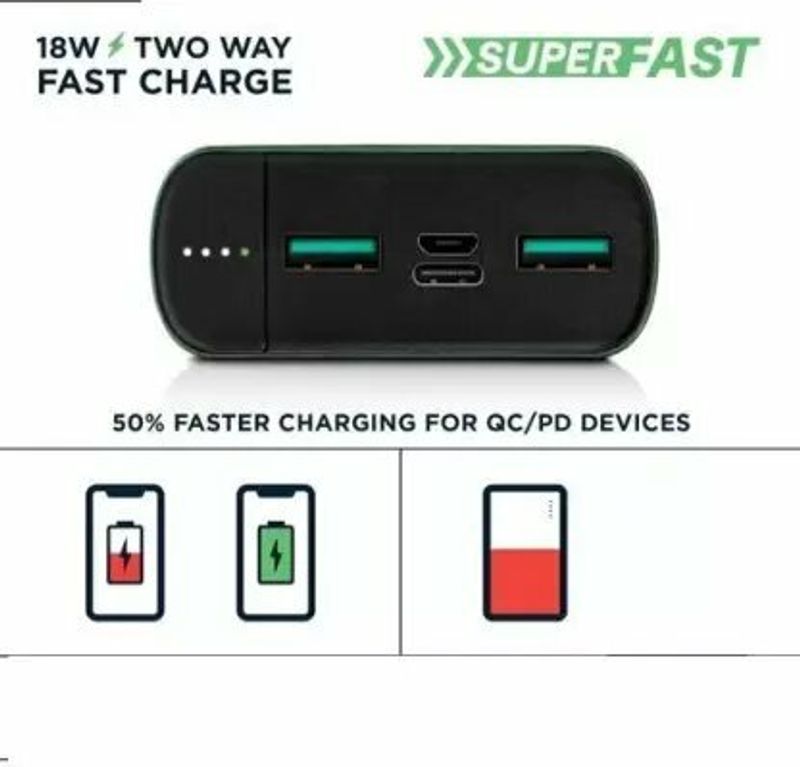 DG 54300 mAh 18W Green Power Bank - Image 3