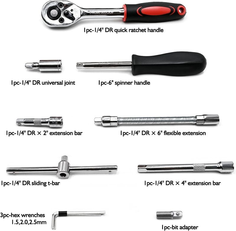 Runicha 46 IN 1 Combination Wrench Set - Image 5
