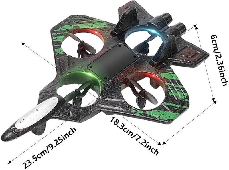 TECHEL Buy Best Remote Control Star Fighter Jet Plane with LED Lights JSW13 (Multicolor) - Image 6