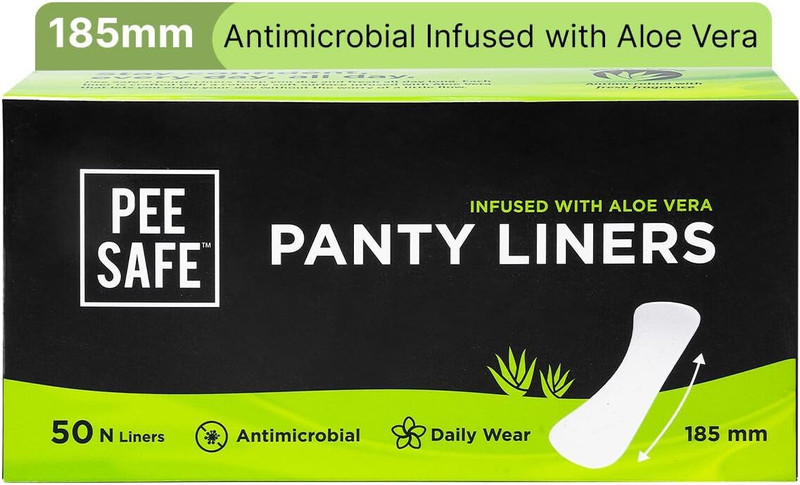 pee safe aloe vera panty liner xl pantyliner