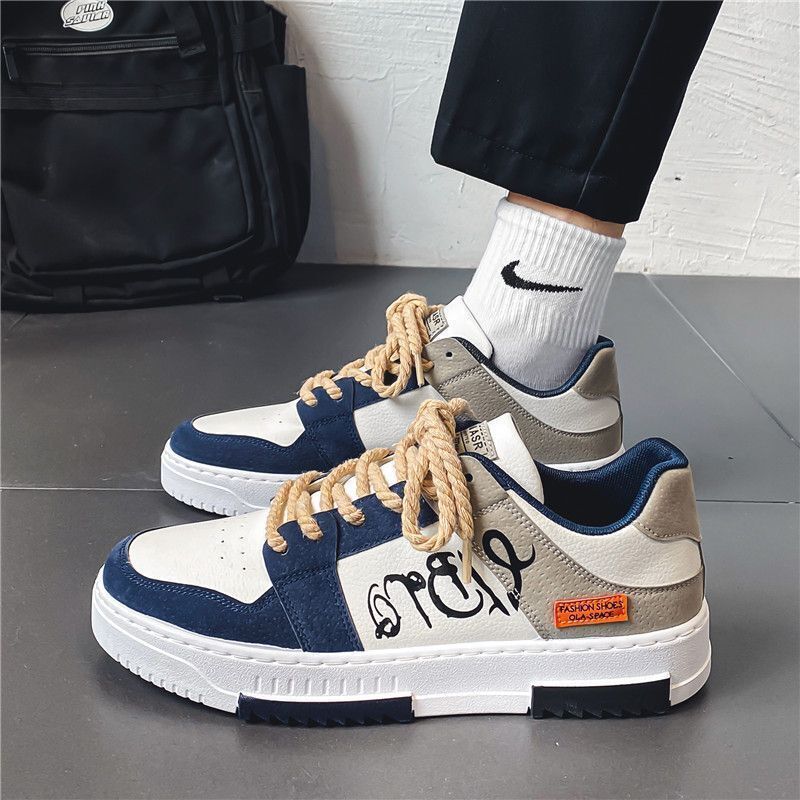 Layasa Attractive Sneakers for Men (Blue, Size 10) - Image 3