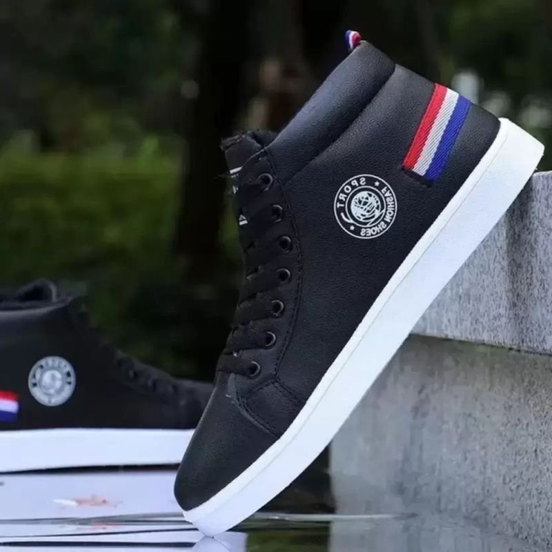 Jootiyapa Premium High Tops Shoes for Men Black - Image 5