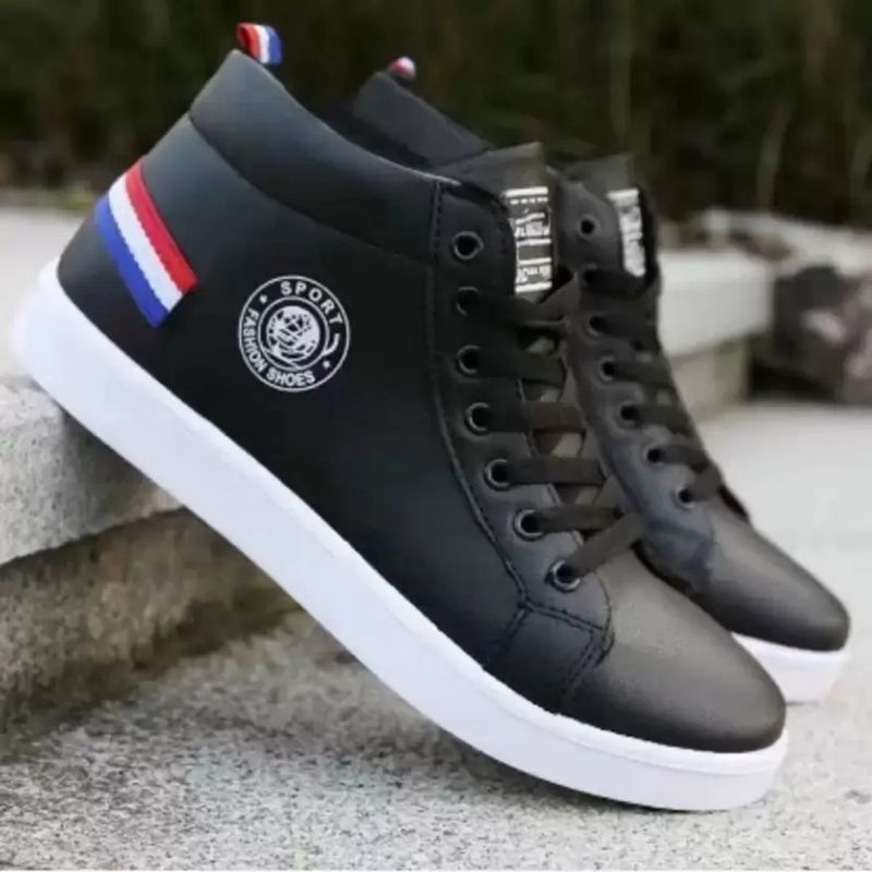 Jootiyapa Premium High Tops Shoes for Men Black - Image 2