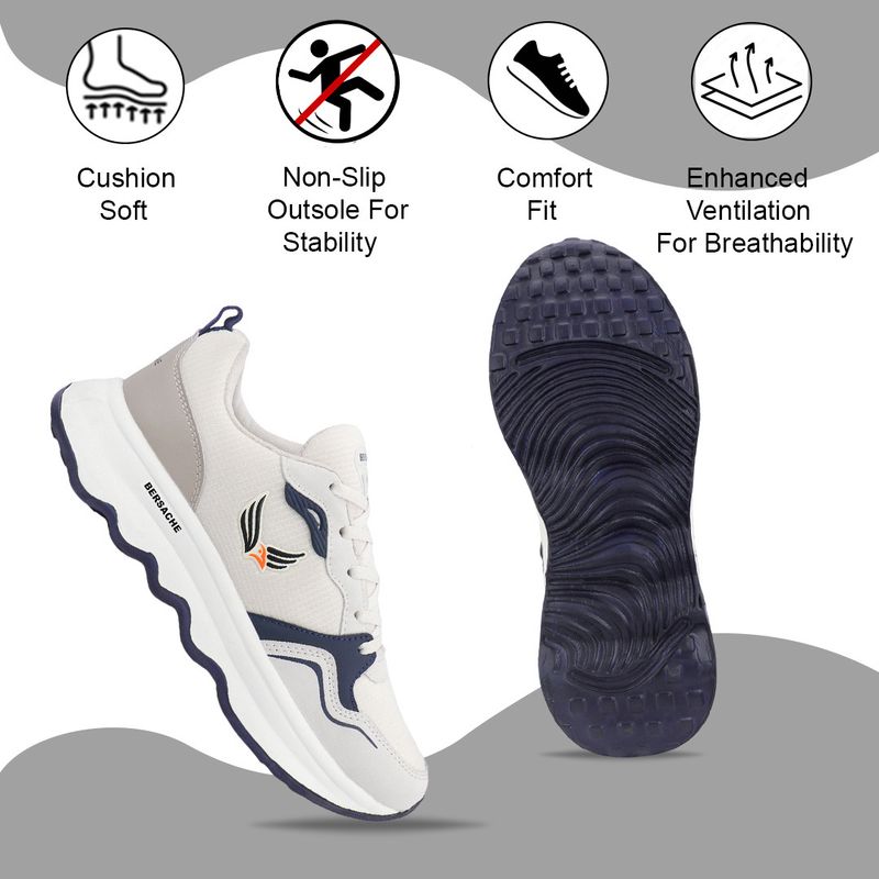 BERSACHE Men's Soft Cushioned Slip-Resistant Casual Sneakers - Image 5
