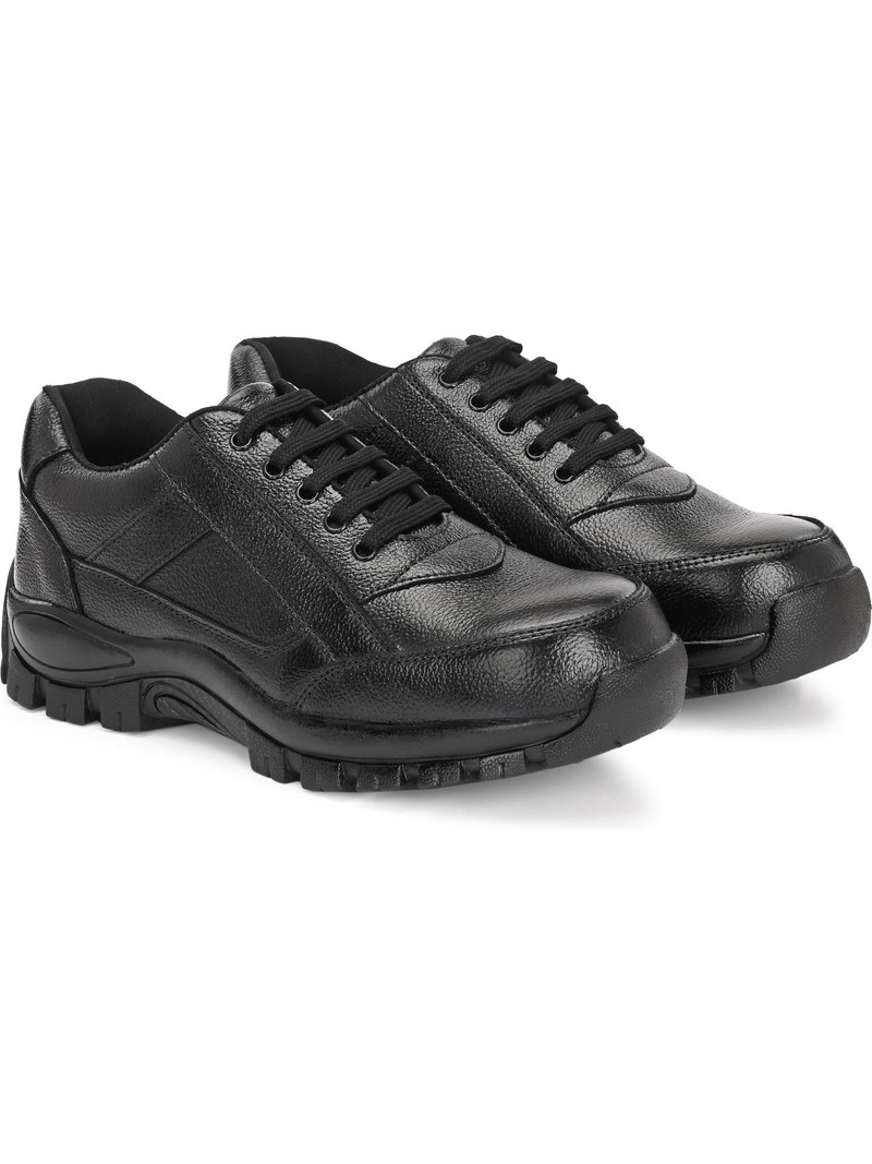 WALKMORA Genuine Leather Steel Toe Industrial Safety Sh…