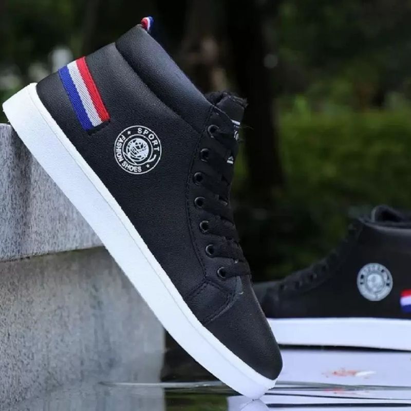 Jootiyapa Premium High Tops Shoes for Men Black - Image 3
