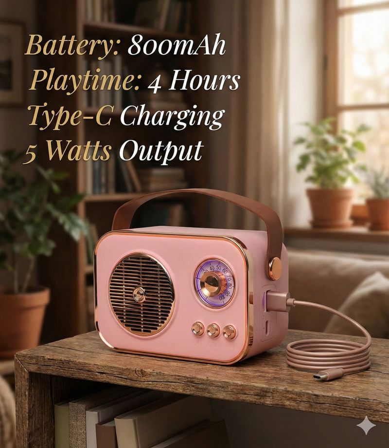 JAXTER Bluetooth Wireless FM Radio Speaker - Image 3
