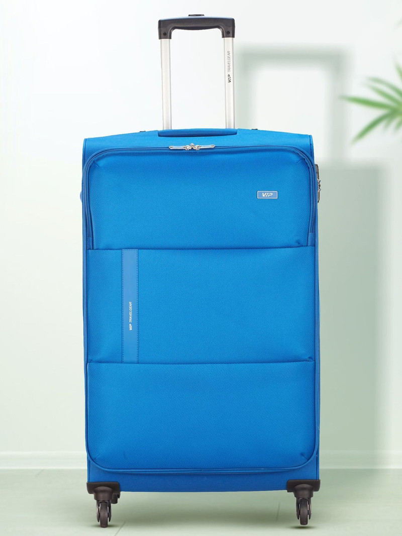 VIP VIP Check-in Suitcase (79.4 cm) 4 Wheels - Widget 79 - Softbody Trolley Bag - Blue