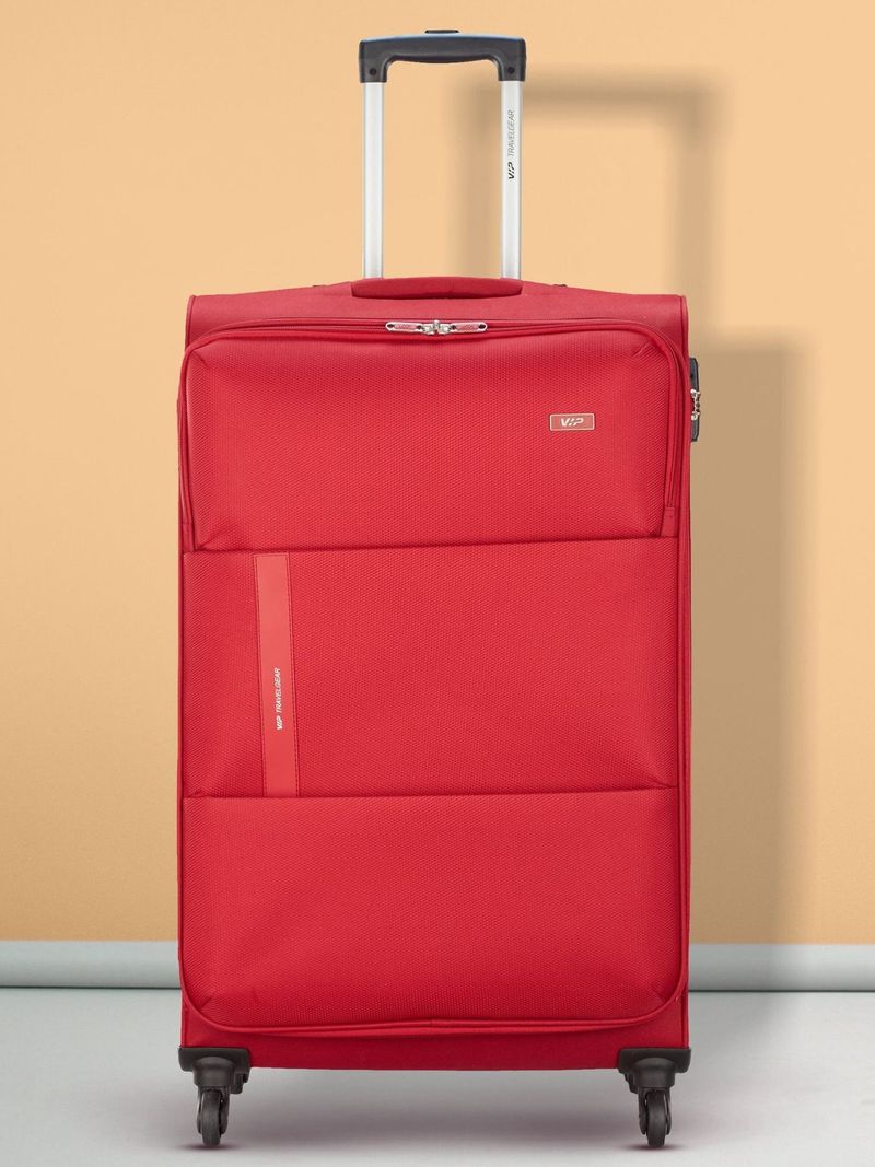 VIP VIP Check-in Suitcase (79.4 cm) 4 Wheels - Widget 79 - Softbody Trolley Bag - Red