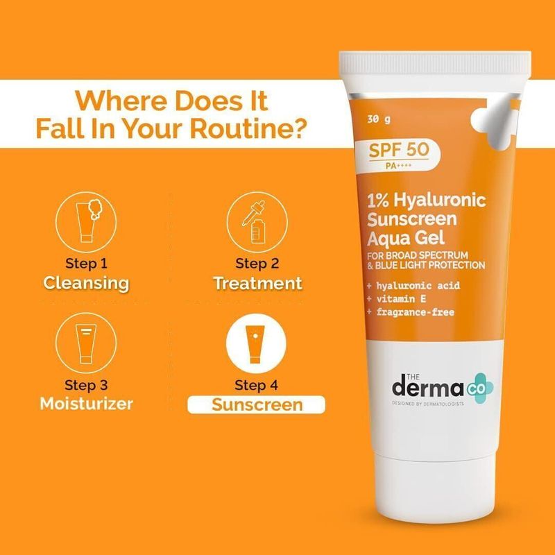 The Derma Co SPF 50 PA++++ Hyaluronic Sunscreen - Image 4