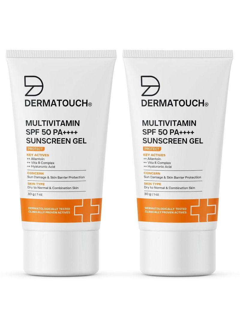 Dermatouch Multivitamin Sunscreen Gel SPF 50 PA++++ 60g - Image 2