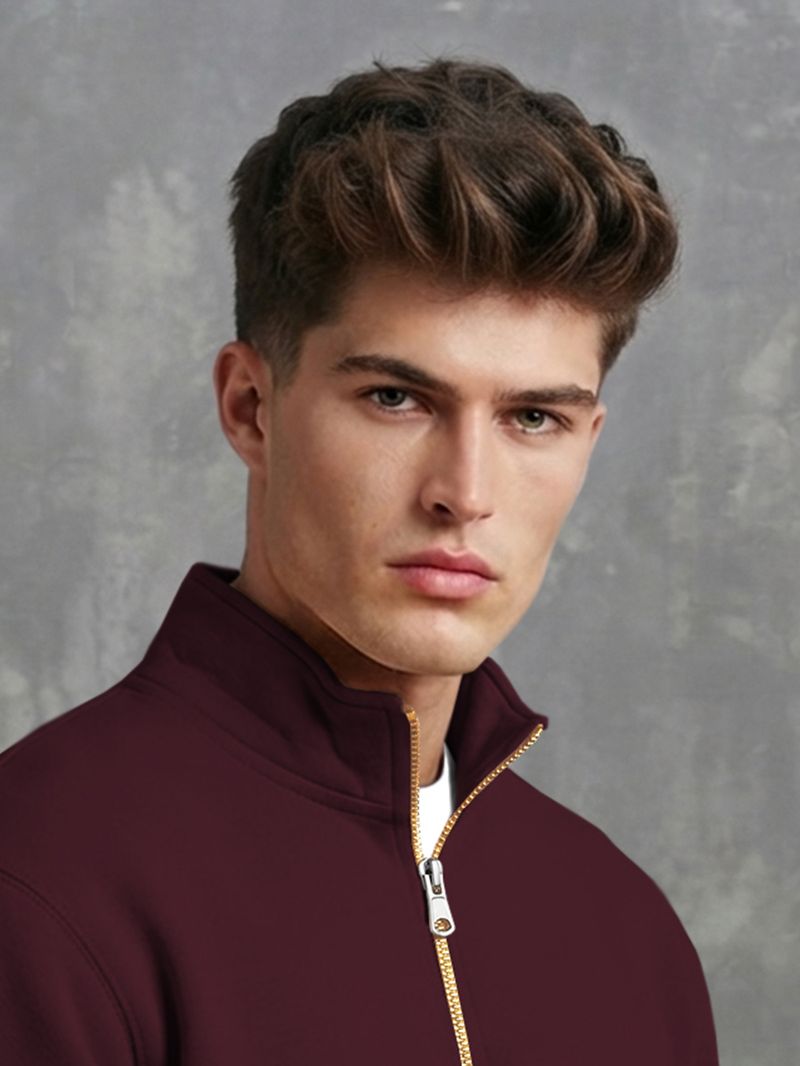 Viktor Men Full Sleeve Solid Sweatshirt - Image 6