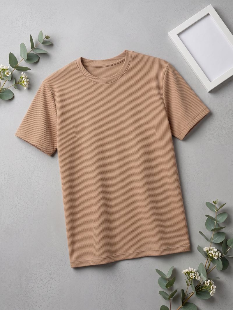 stylesmyth Men Beige, Black T-Shirt - Image 3