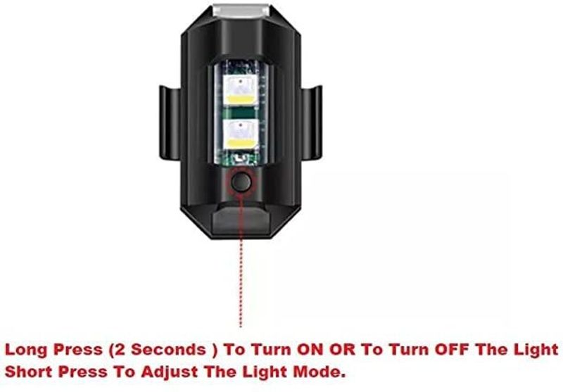MELZRON 7 Colors Multipurpose LED Strobe Light - Image 3