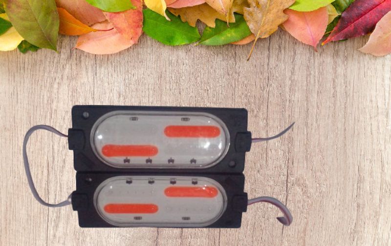 StrawHat 24 LEDs 0.15 m Red, Blue Color Changing, Flickering, Steady Strip Rice Lights (Pack of 2) - Image 6