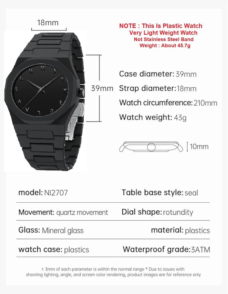K&K Aura Black Analog Watch - Image 5
