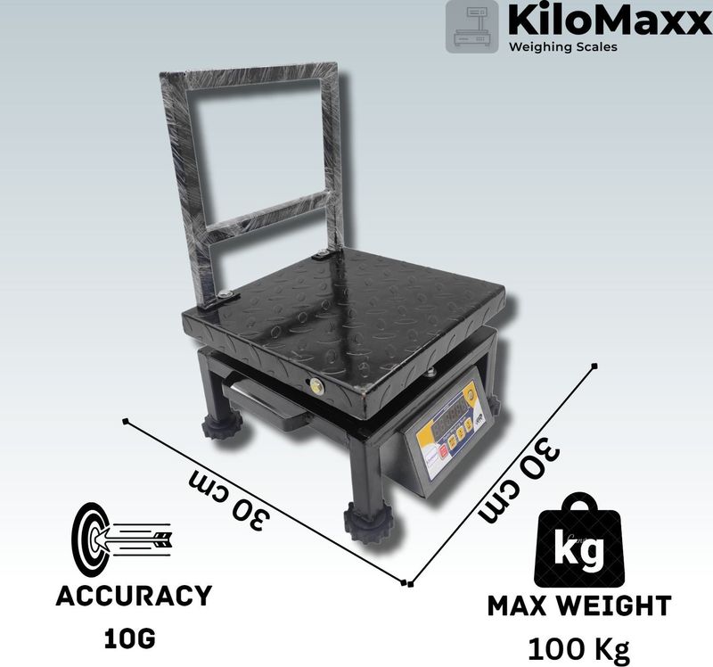 KiloMaxx 100Kg Green Digital Weighing Scale - Image 3