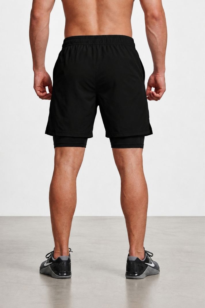 Printed Men Black Compression Shorts, Cycling Shorts, Gym Shorts, Running Shorts, Sports Shorts - Image 5