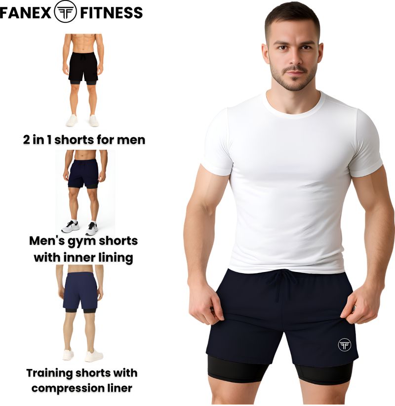 FANEX FITNESS Men Maroon Gym Shorts - Image 5