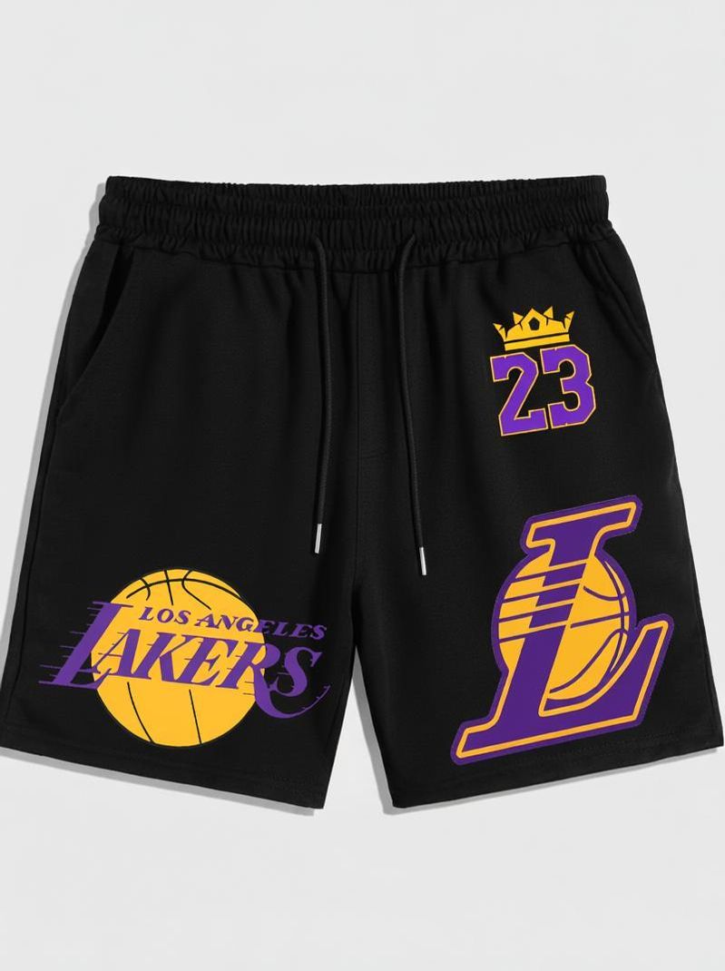 Men Black Casual Printed Shorts - Image 2