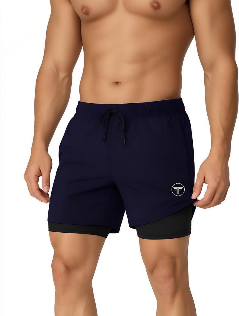 FANEX FITNESS Men Maroon Gym Shorts - Image 2