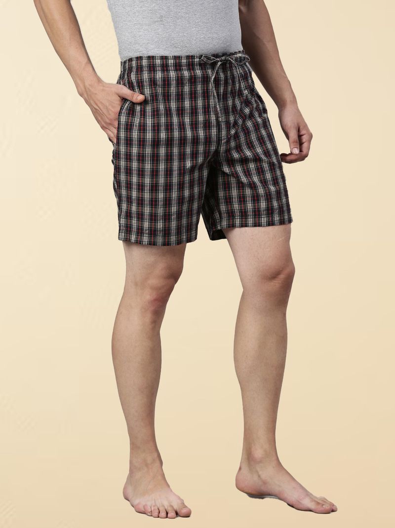 JOVEN Multicolor Checkered Bermuda Shorts - Image 6