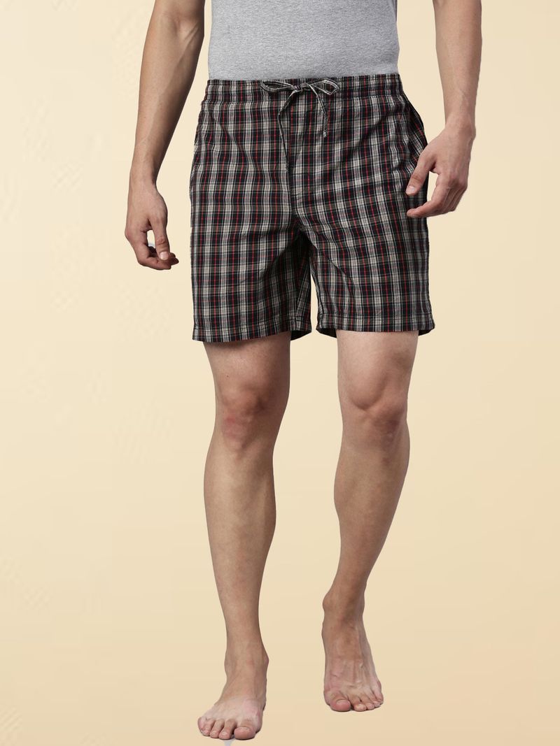 JOVEN Multicolor Checkered Bermuda Shorts - Image 4