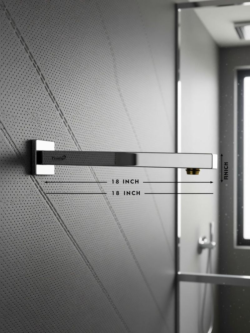 Prestige 18inch Shower Arm Rod - Image 4