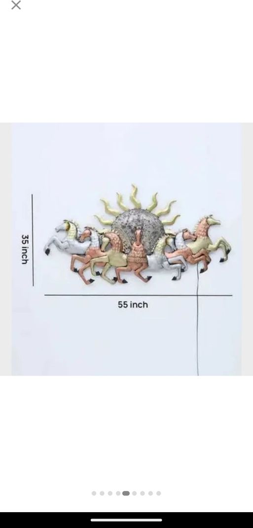 Gk crafts 7 Running Sun Horse 36x3x16 Inch - Image 3