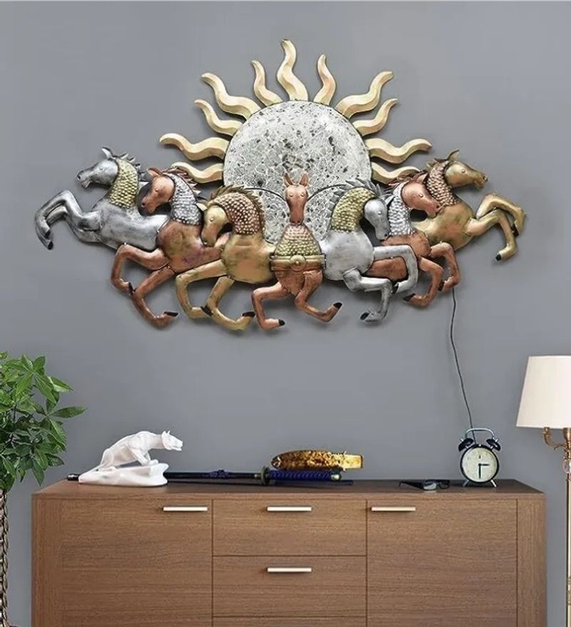 Gk crafts 7 Running Sun Horse 36x3x16 Inch - Image 6