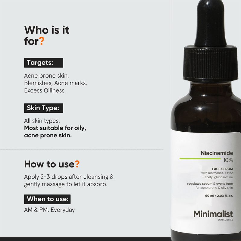 Minimalist 10% Niacinamide Face Serum 30ml - Image 4