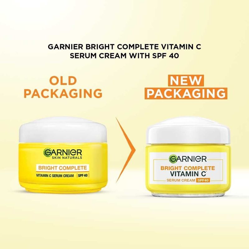 GARNIER Bright Complete Vitamin C Serum Cream with SPF40 - Image 3