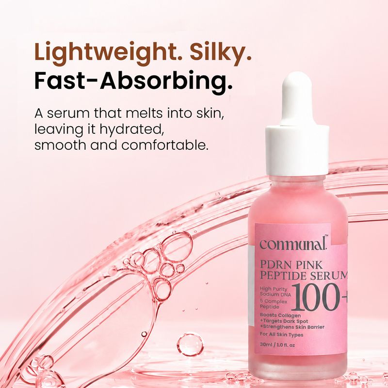 communal PDRN Pink Peptide Face Serum 30ml - Image 5