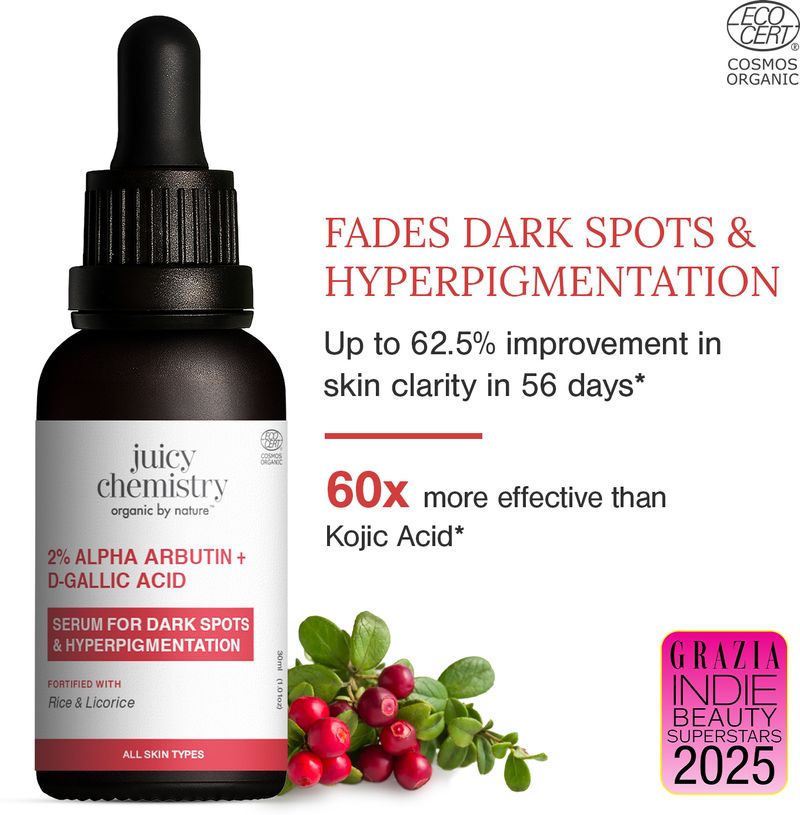 Juicy Chemistry 2% Alpha Arbutin Serum - Image 2