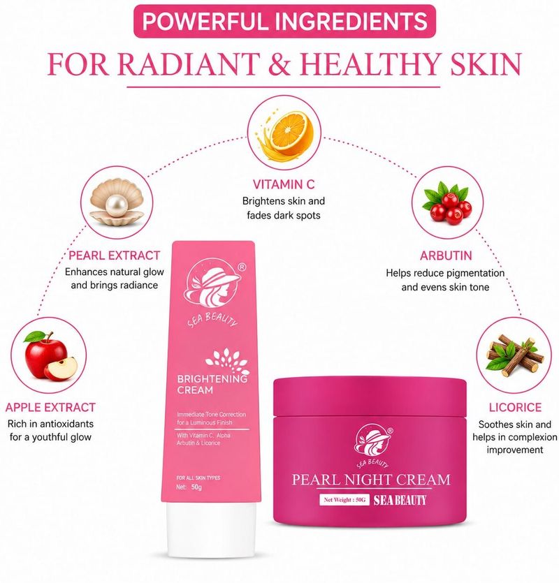 Sea Beauty Day + Night Cream Combo 300g - Image 3