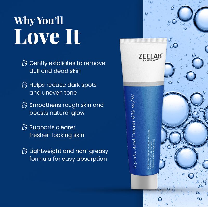 zeelab Glycolic Acid 6% Cream 60g - Image 4
