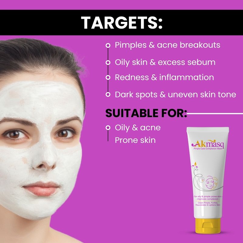 Akmasq Pimple Care Face Mask with Tea Tree Oil - Image 4