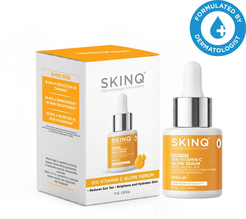 SKINQ 15% Vitamin C Serum 15ml - Image 2
