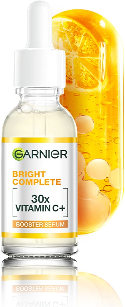 garnier vitamin c face serum skin brightening 2 niacinamide 0 5 bha