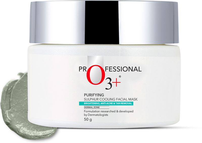 o3 plus Purifying Sulphur Cooling Facial Mask - Image 3