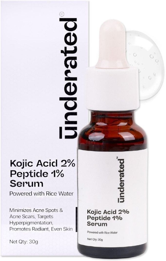 UNDERATED Kojic Acid 2% + Peptide 1% Serum 30g - Image 2