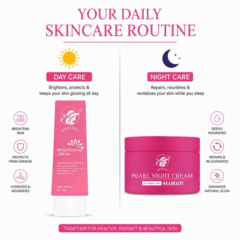 Sea Beauty Day + Night Cream Combo 300g - Image 5