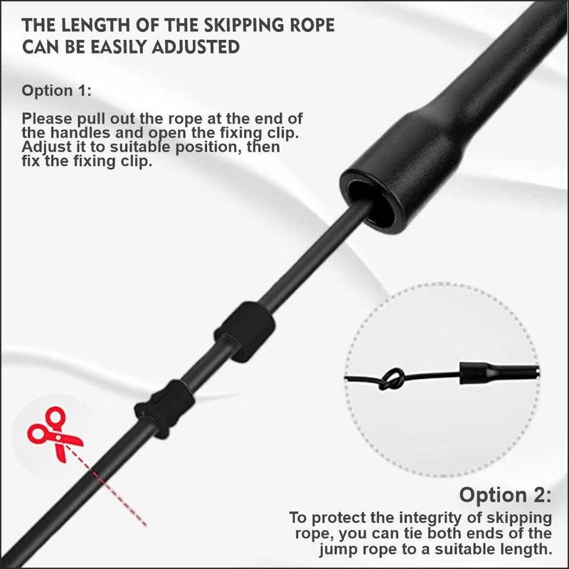AJRO DEAL Skipping Ropes for All Ages - Image 3