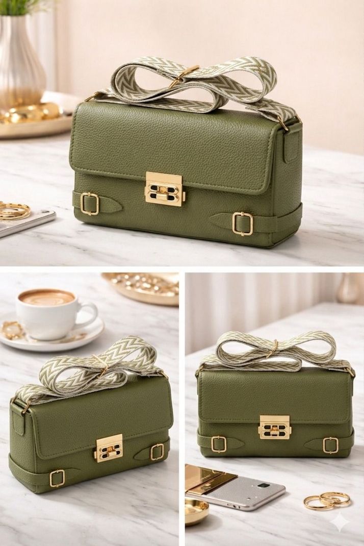 Dtfashion Green Girls Sling Bag - Image 3