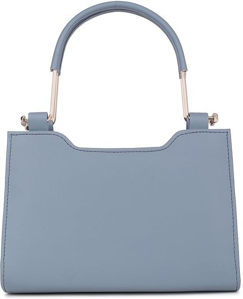 Hercraft Grey Women Quilted Sling Bag with Metal Handle - Image 5