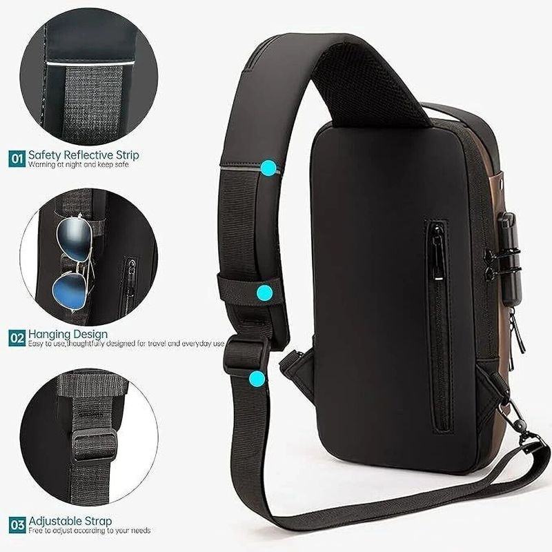 Kidziit Multicolor Men Sling Bag - Image 5